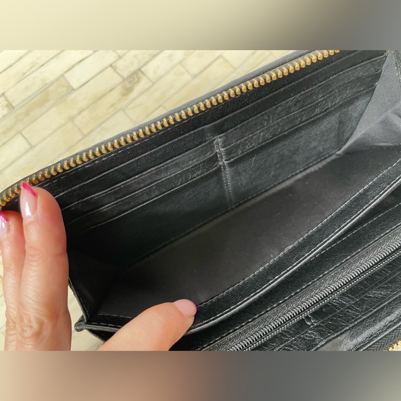 Coach Pleated leather Wallet Coach Madison wallet coach gathered leather wallet - Picture 13 of 16